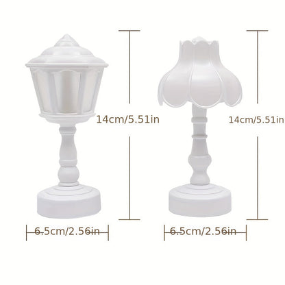LumiDeco - Retro LED Mini Bordslampa Heminredning Nattlampa