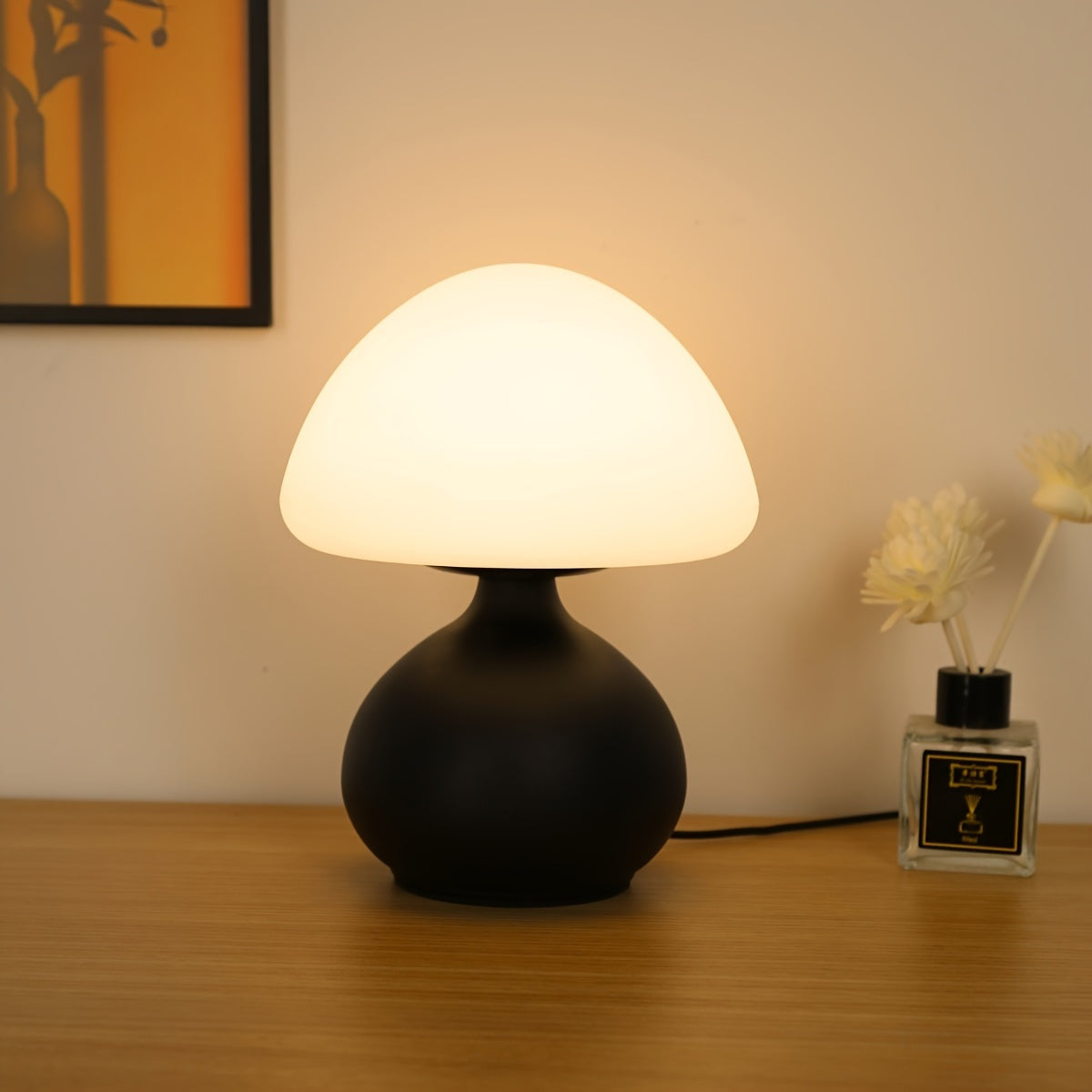 ModernLight - Svampformad Bordslampa Varmt Ljus, USB Drivna