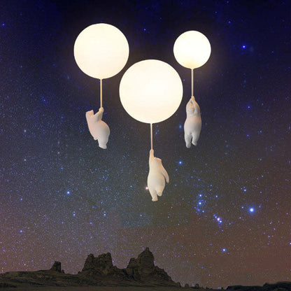SkyDream Taklampa – Barn Hänglampa med Björn och Ballong