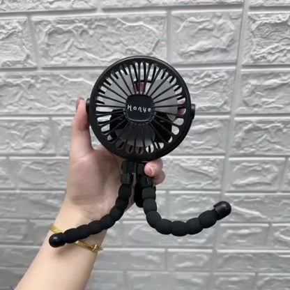 Portabel klämfläkt med flexibel stativ