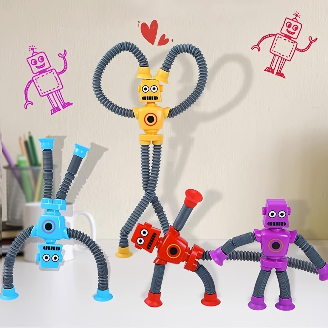 Barn Robot Sugrör Sensorleksak