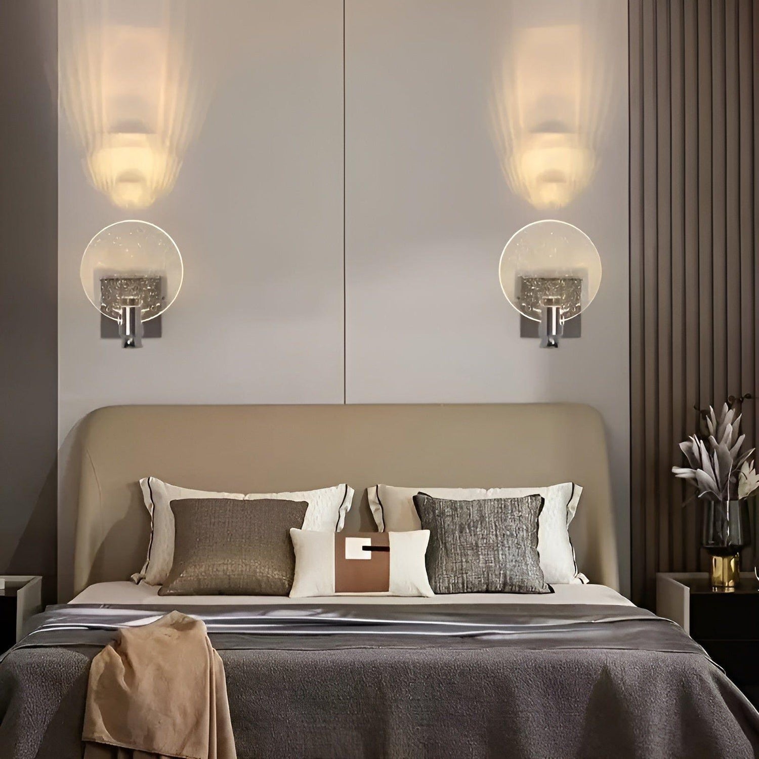 RadianceCrystal Light – Justerbar Lyxig Kristall Vägglampa