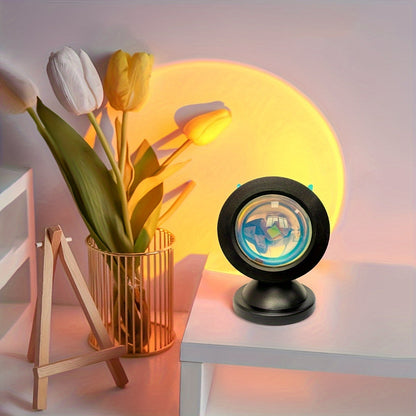 Carvallo - Mångsidig LED solnedgångslampa med 16 färger och fjärrkontroll