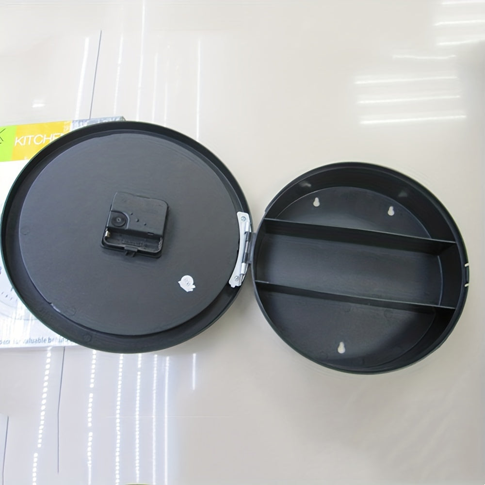 Väggklocka med hemligt förvaringsutrymme – Praktisk och diskret