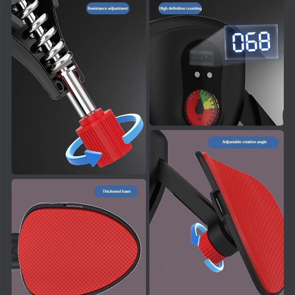 Bäckenbottenmuskeltränare – Justerbar Lårtränare & Kegeltränare med Räknare