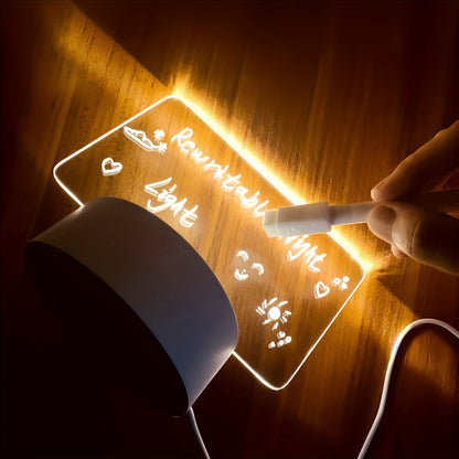 NoteGlow - LED Notitietavla Nattlampa med USB Strömförsörjning