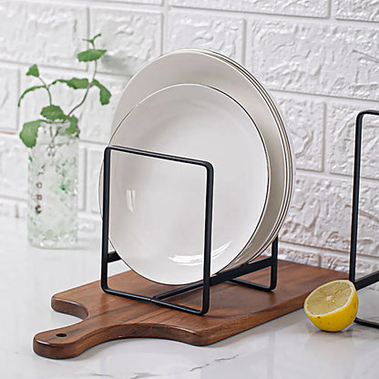 PlateMaster - Vertikal 3 tallrikshållare för effektiv köksförvaring