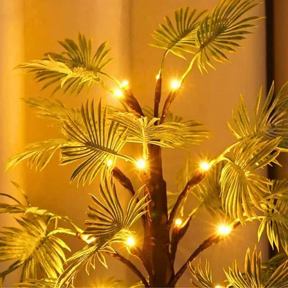 Tropiska palmblad LED-lampor