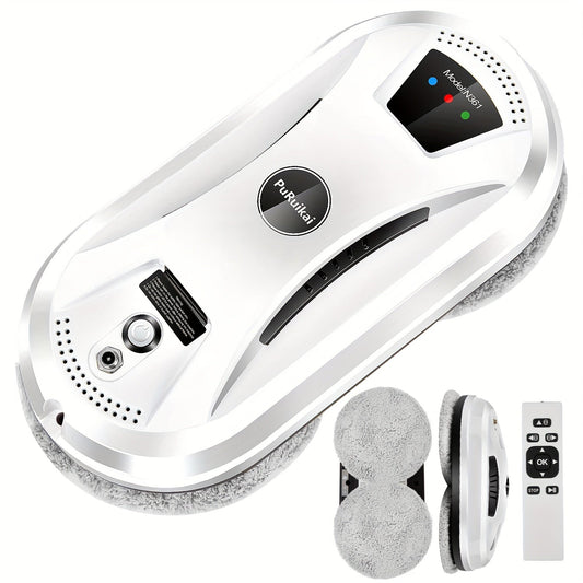 Fullt automatiskt fönsterputs - Intelligent glasrengörare med fjärrkontroll för effektiv rengöring