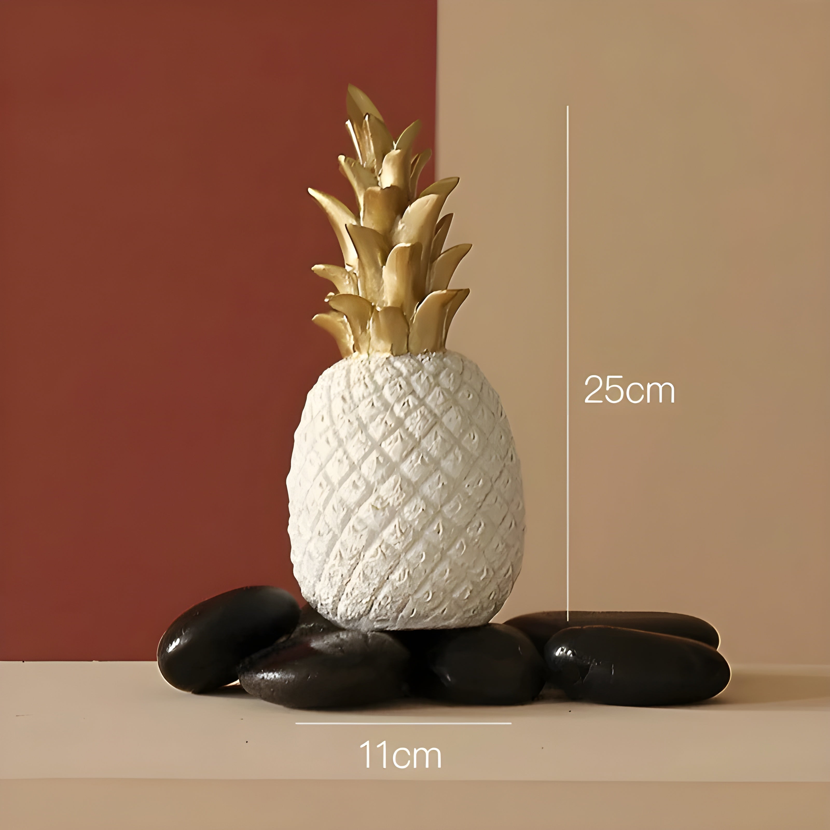 PineGlow Decor - Dekorativ Ananas-Ananas-Vardagsrumsdekor