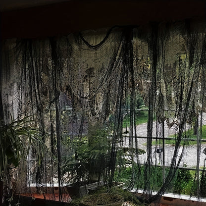 Halloween Tyg Svart Polyester Hängande Dekoration