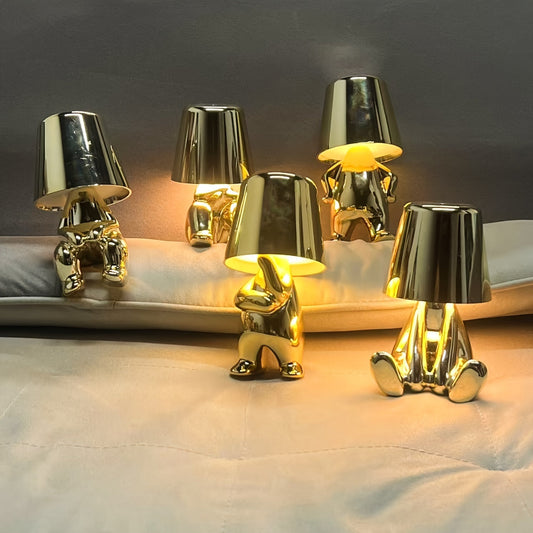 LuminAura - LED Bordslampa med Uppladdningsbart Batteri och Dimmbar Färgtemperatur