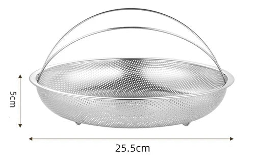 Carvallo - Allt-i-ett rostfri ångkokare med handtag