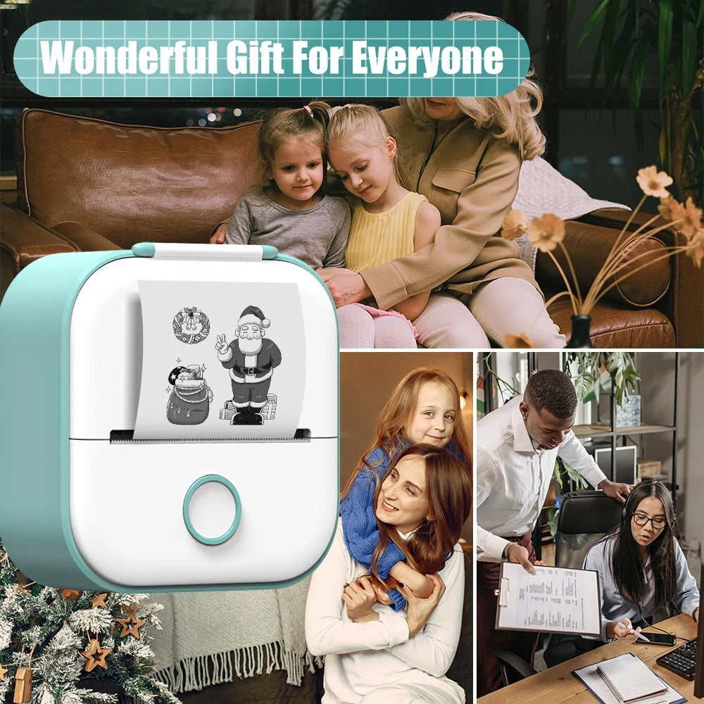 Portabel Mini Skrivare - Den Snabba Fotoprinter