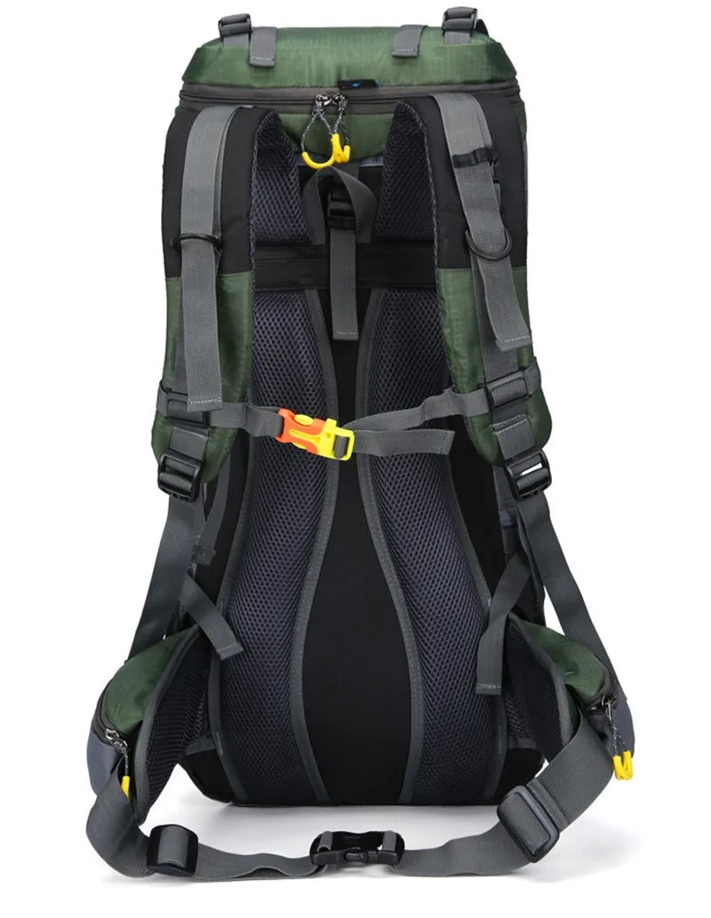 Carvallo Rucksack DryHike 60L | Vattentät & Robust | Ergonomiskt bärsystem | För vandring & camping
