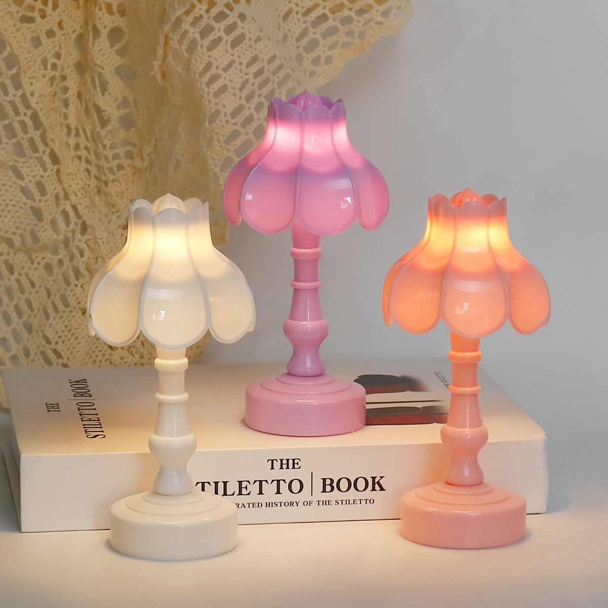 UmbrellaGlow - Charmig Minilampa i Vintage Stil