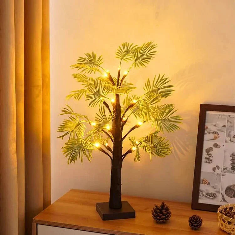 Tropiska palmblad LED-lampor