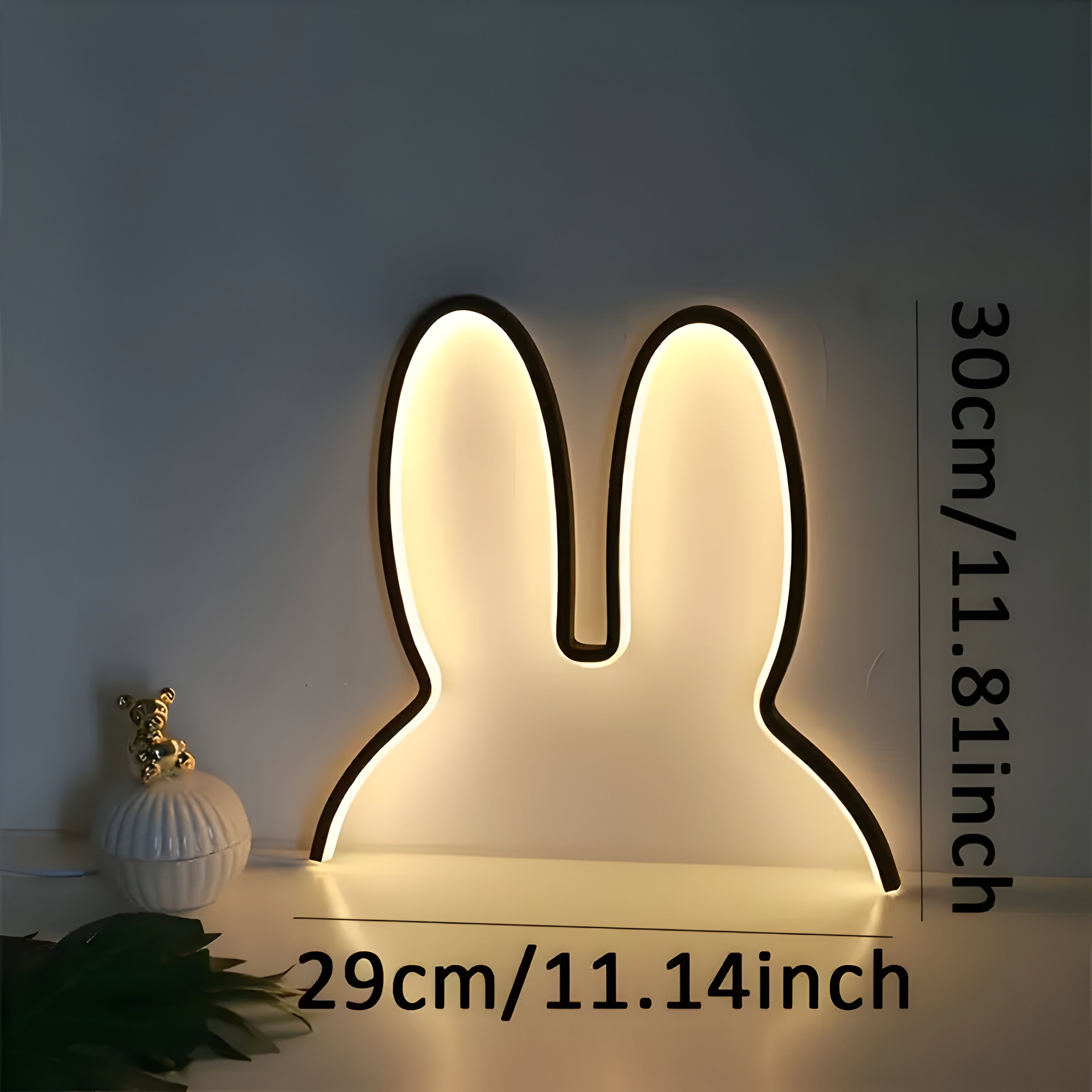 NeonHopper Ljus – Dekorativ Kanin Neon LED Lampa