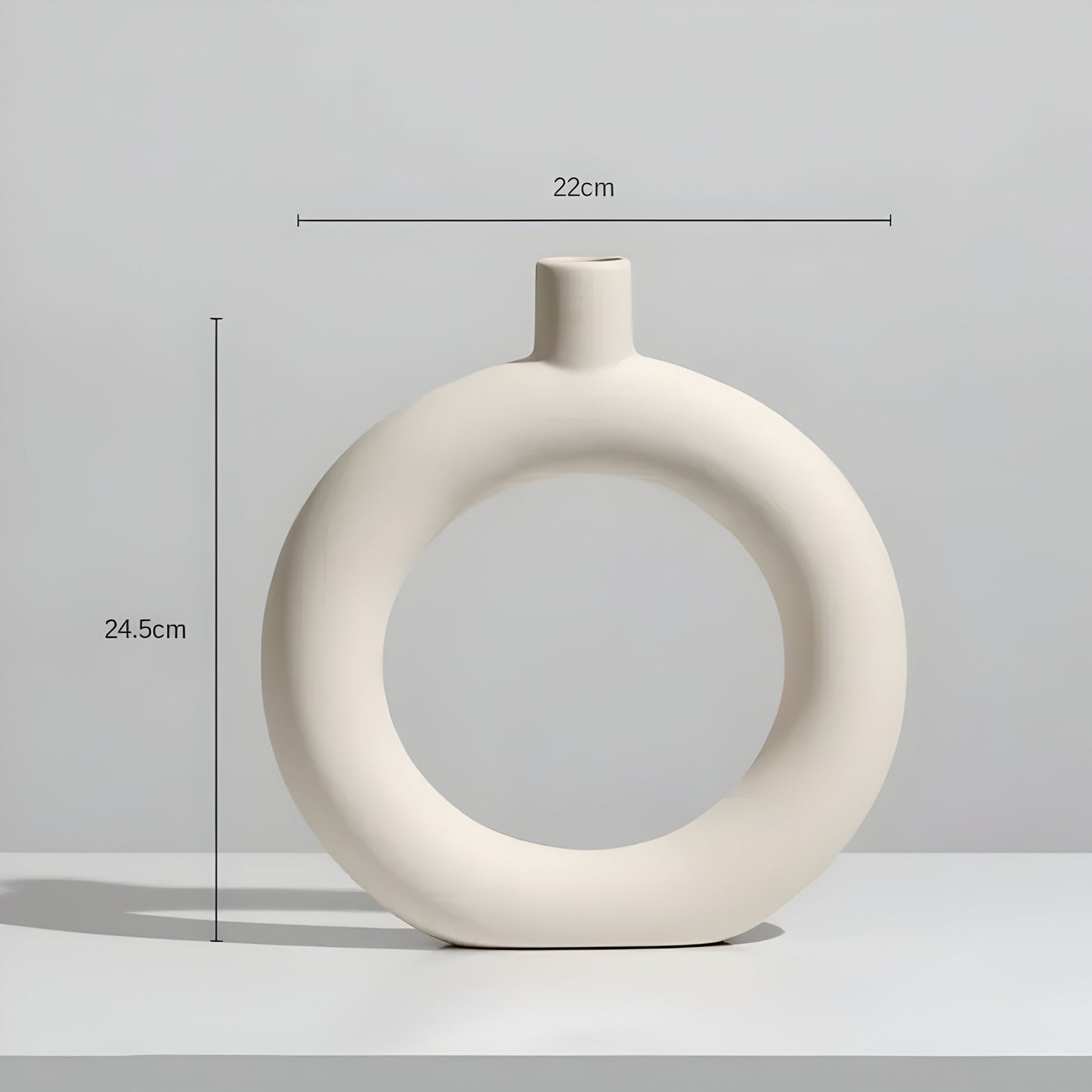 ClayHaven Vase - Modern Keramisk Blomvas