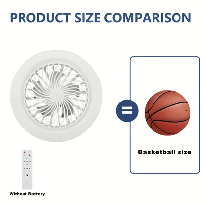 LED Smart Fan Lamp – Dimbar och Tyst