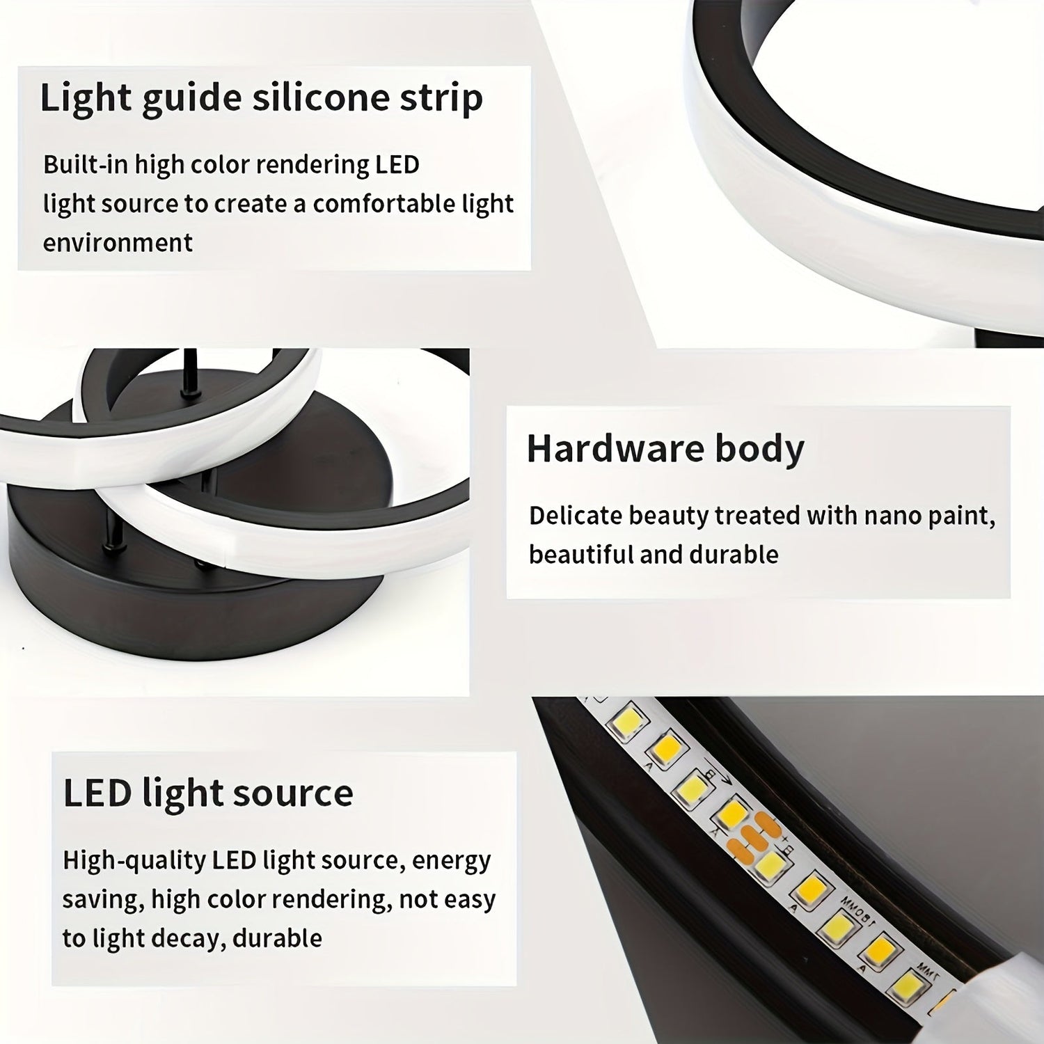 Futuristisk CircleVibe Taklampa - För ett Trendigt och Ljus Rum