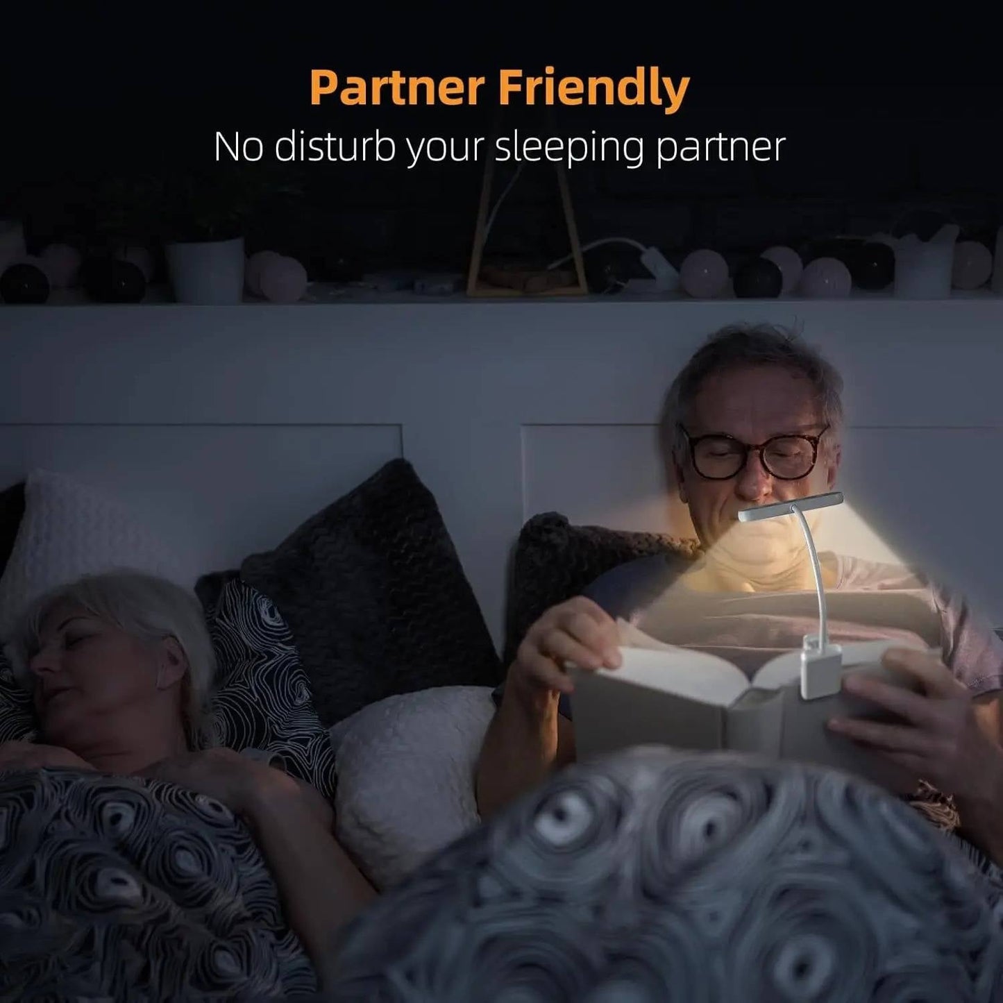 Royaleva Ljus för läsning av bok med 360 graders flexibilitet