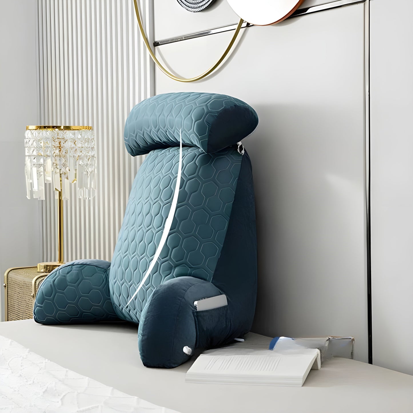 ComfortPeak Pillow - Kylande latex ryggstöd huvudkudde