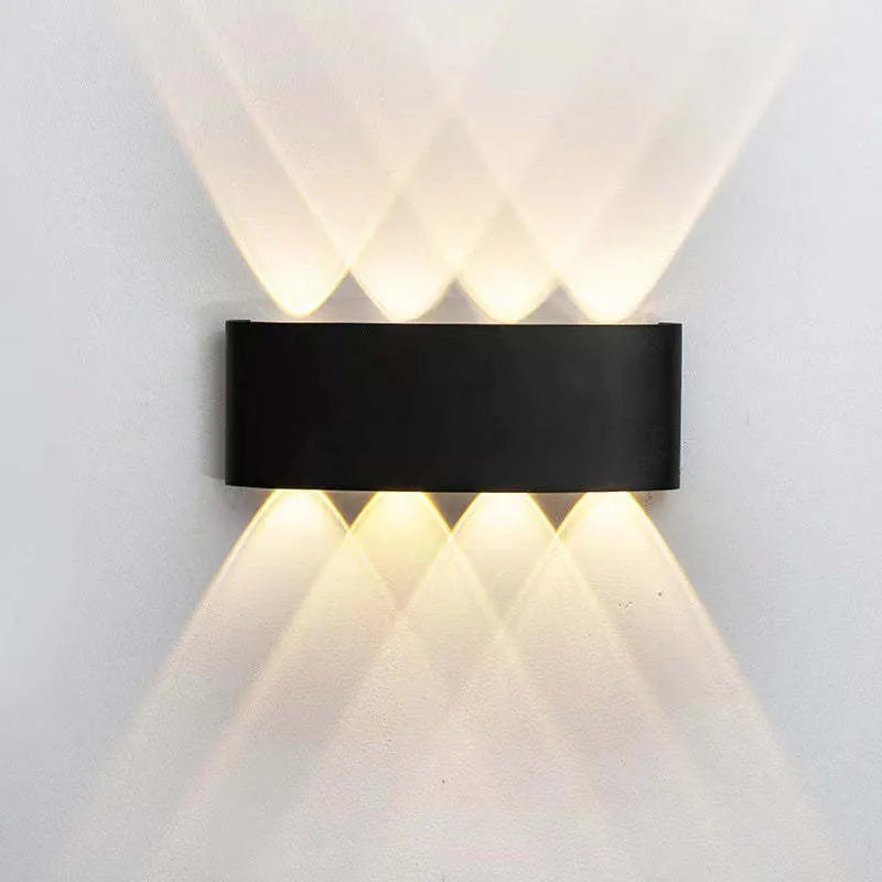 Vägglampa Modern Vit LED Vattentålig Lampa