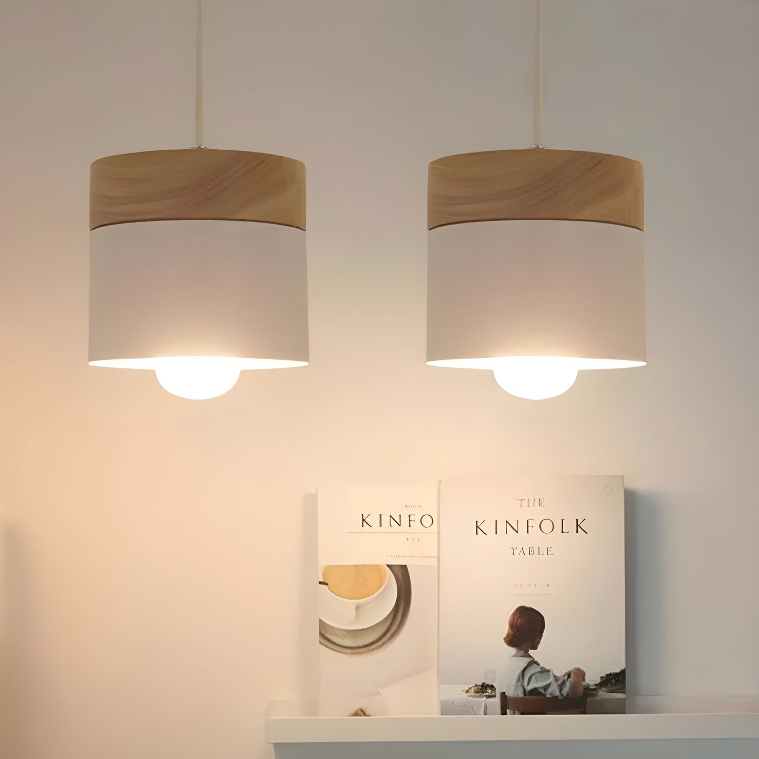 LoftCharm Light - Nordisk trähänglampa