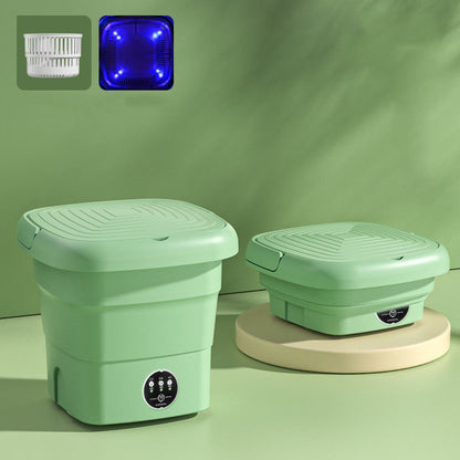 Tvättmaskin Bärbar Fällbar Mini Tvättkorg