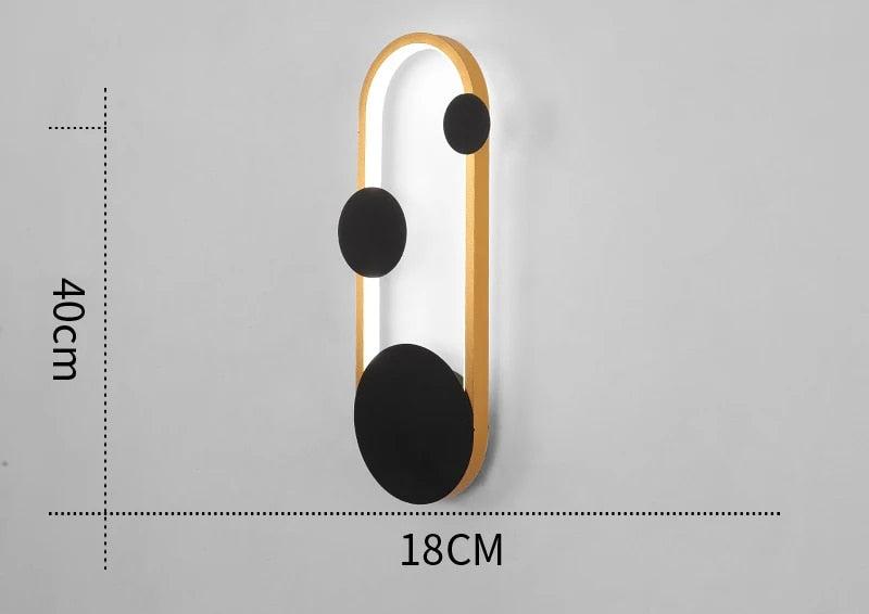 CreativeGlow - Modern LED Vägglampa i Kreativ Design – Dekorativ Belysning