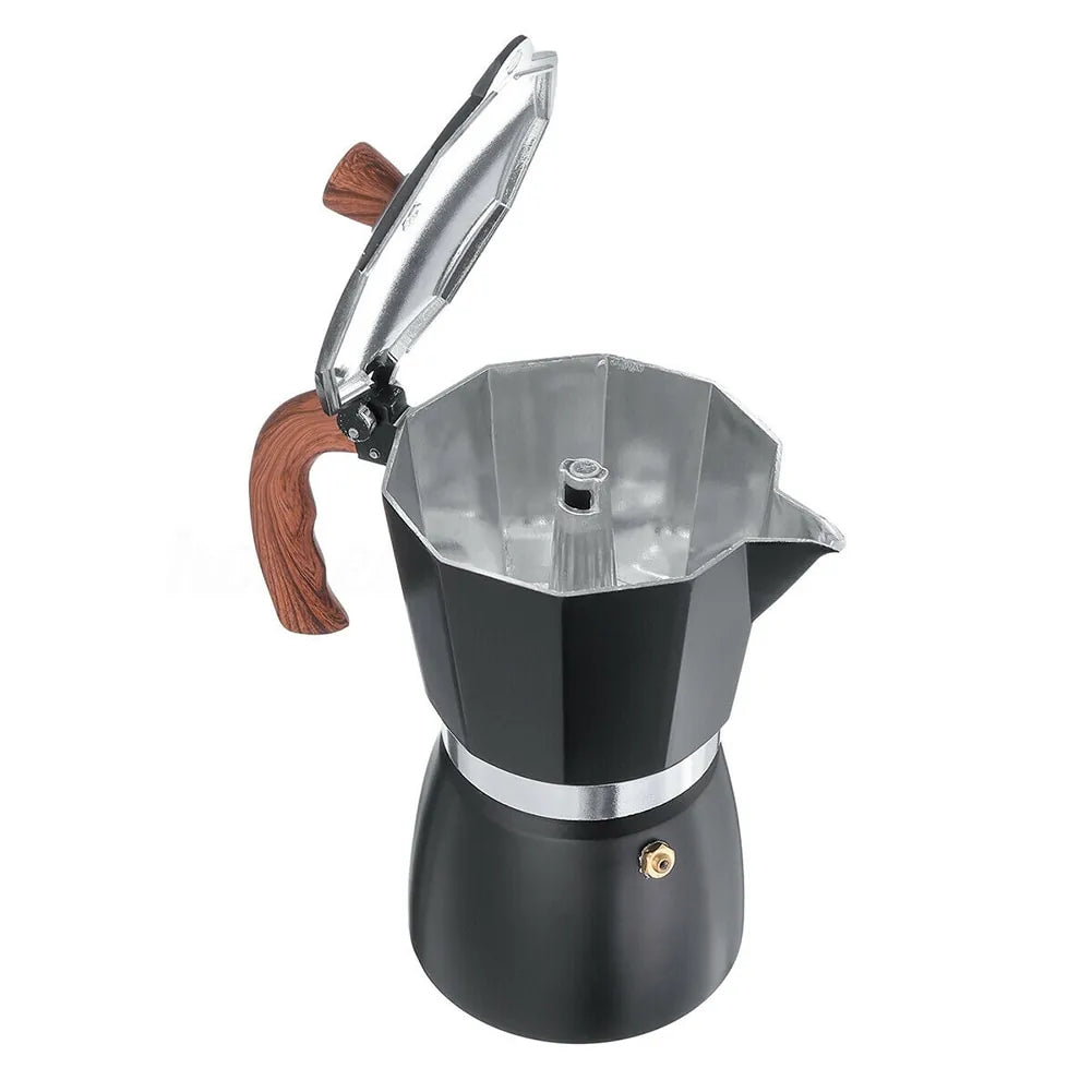 Carvallo Perkomio Espressokocher | Klassisk perkolator | För hemmet & på språng | 150 ml / 300 ml