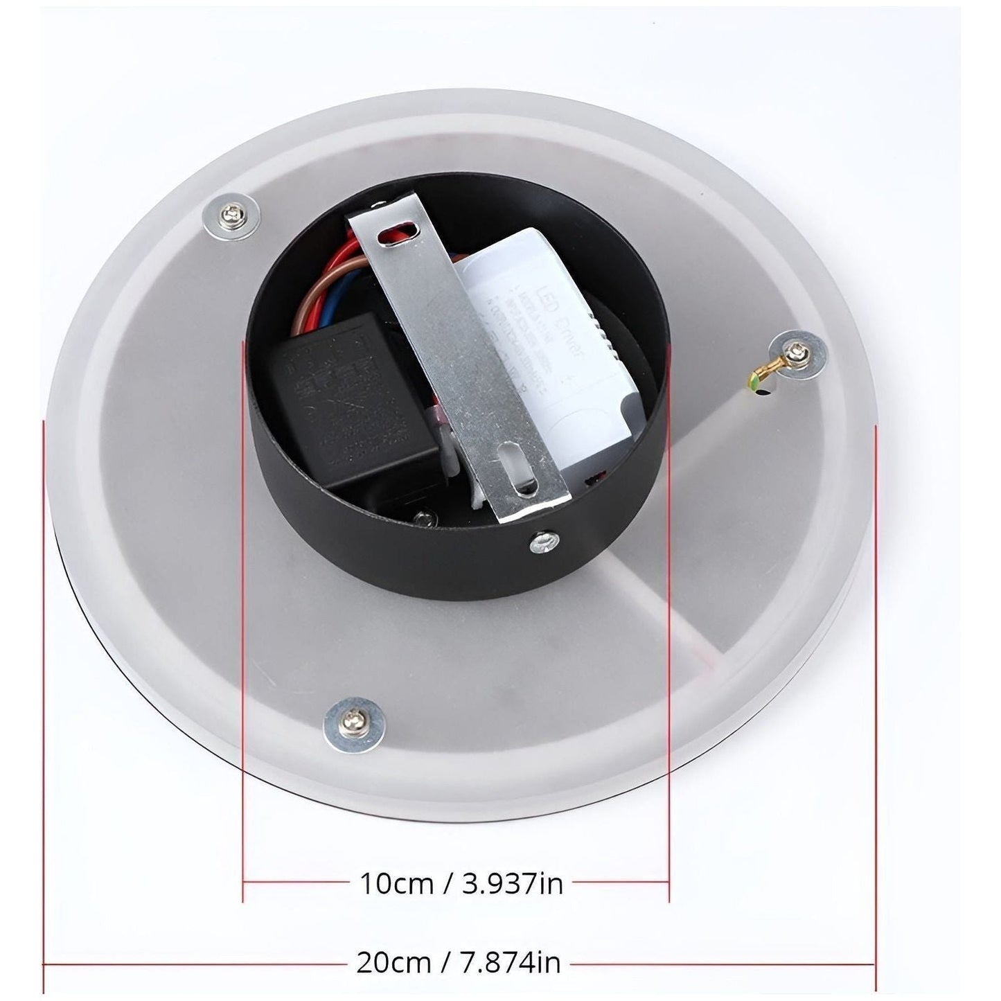 LightEase Lamp - Modern Akryl Vägglampa