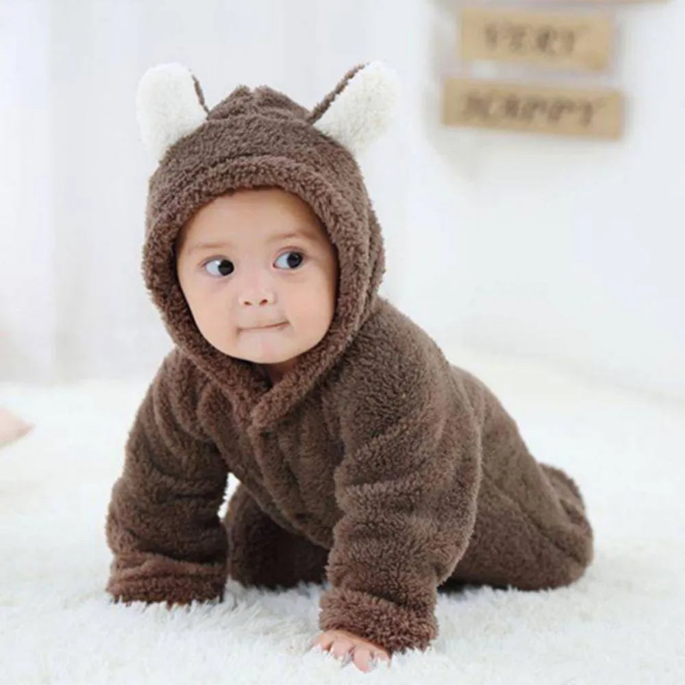 Söt babybody i björndesign