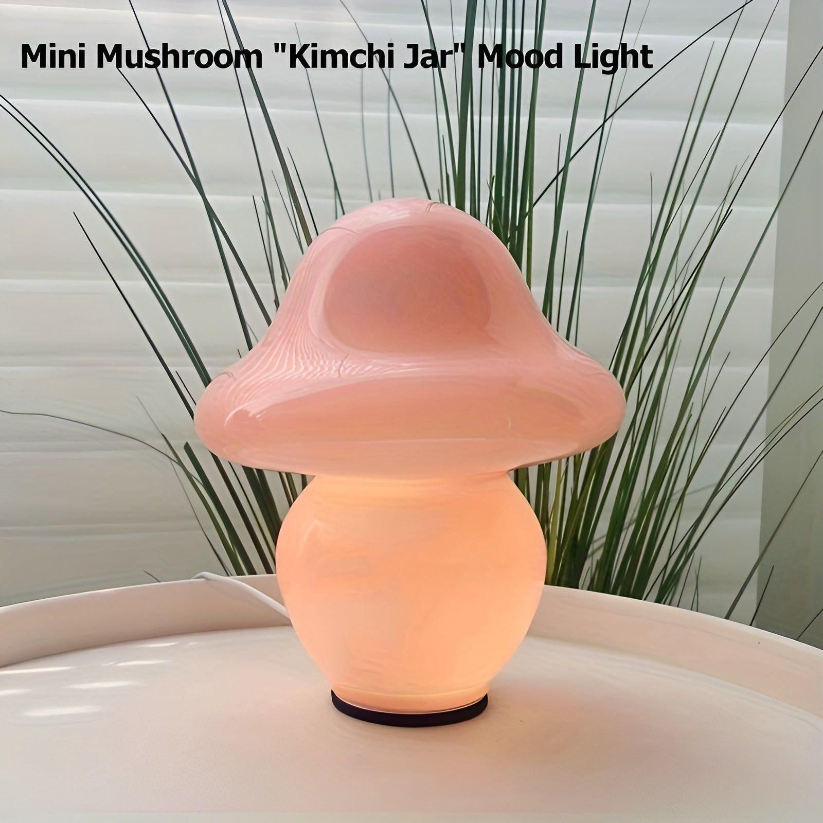 MushroomDream Lamp - Dekorativ Mini-Svamp-Atmosfär-Glaslampe