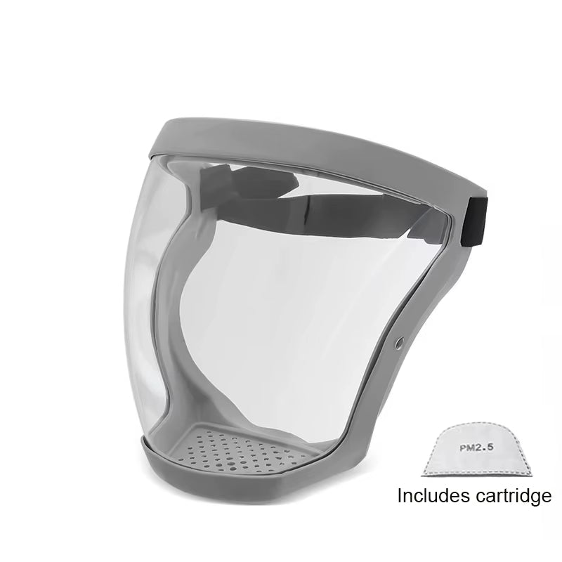 Super skyddande anti-dimma ansiktsskydd