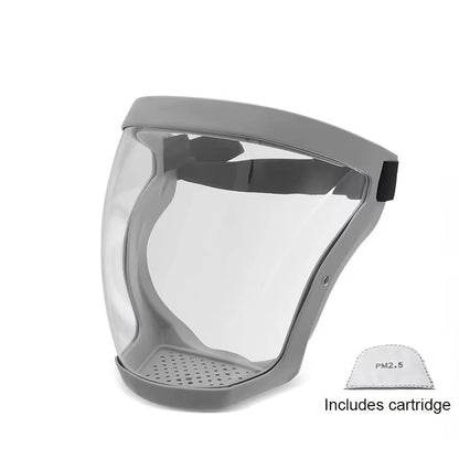 Super skyddande anti-dimma ansiktsskydd