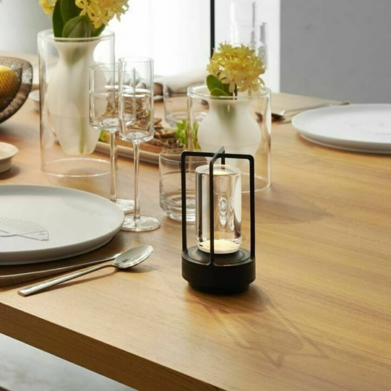 Carvallo – Elegant Dimmbar Bordslampa med Kristall Atmosfär