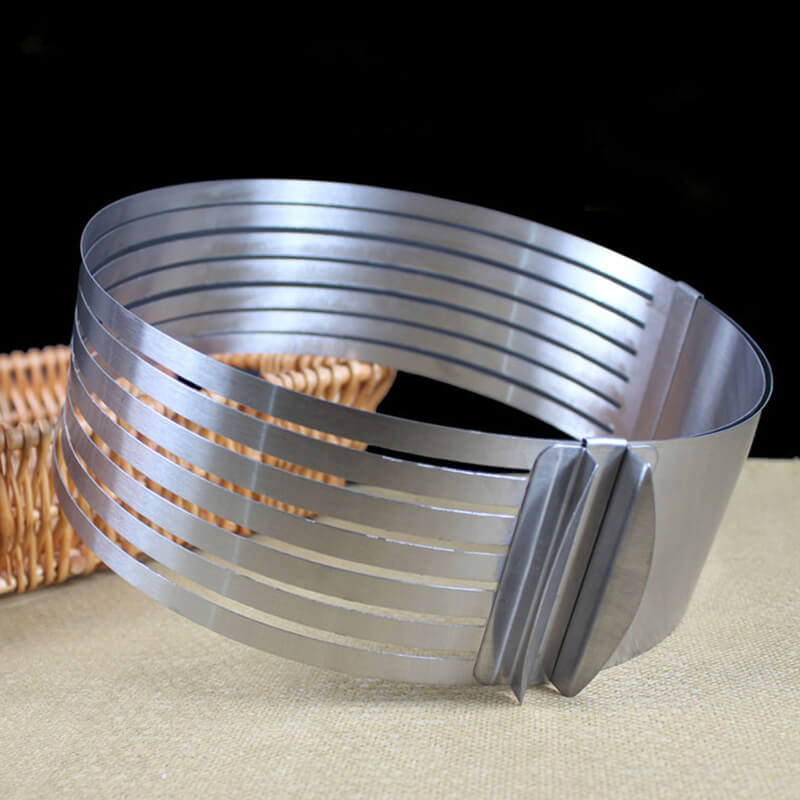 Carvallo - Justerbar rostfritt stål kakformare