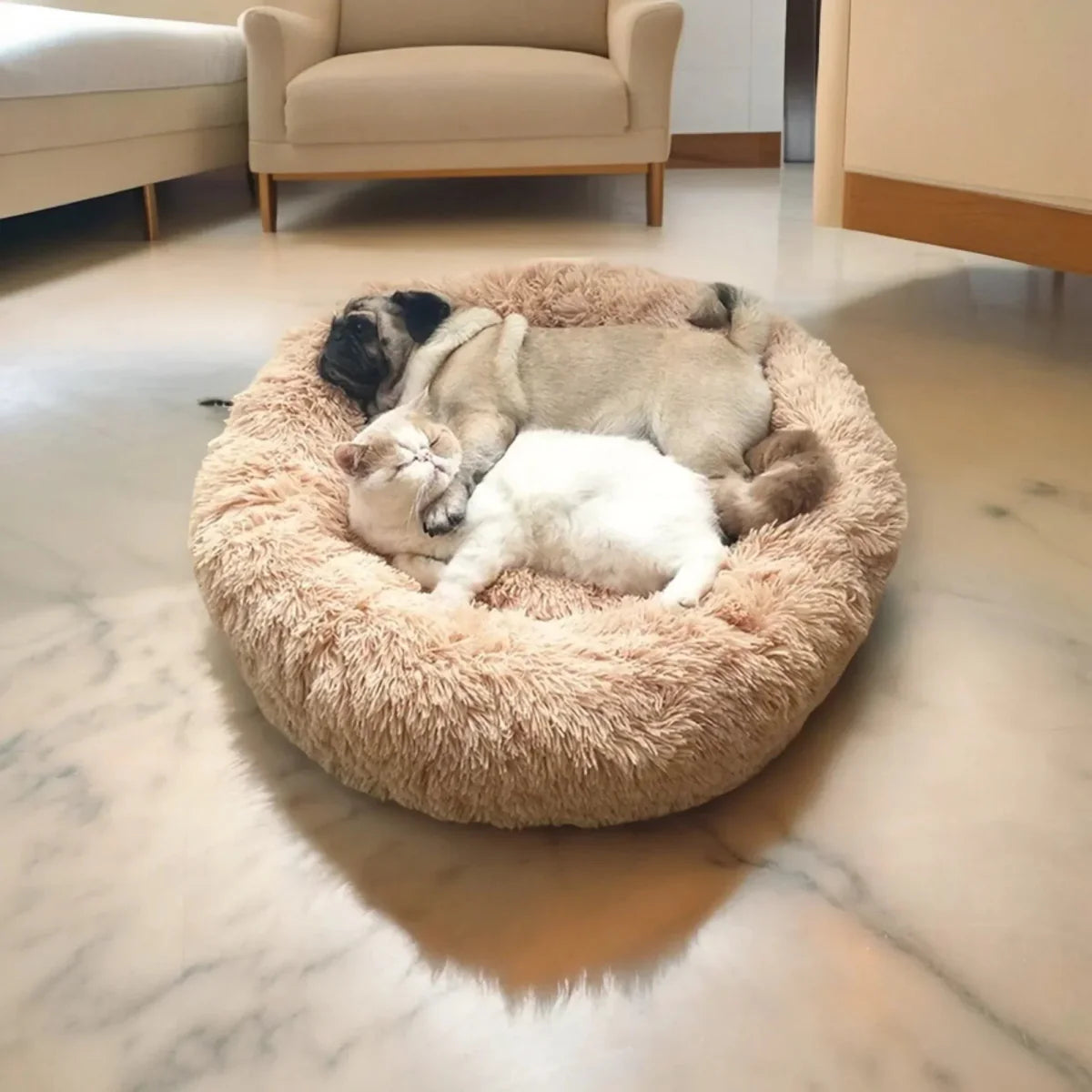 SLUMBERPAWS SÄNG – Lugnande hundsäng för djup, återhämtande sömn