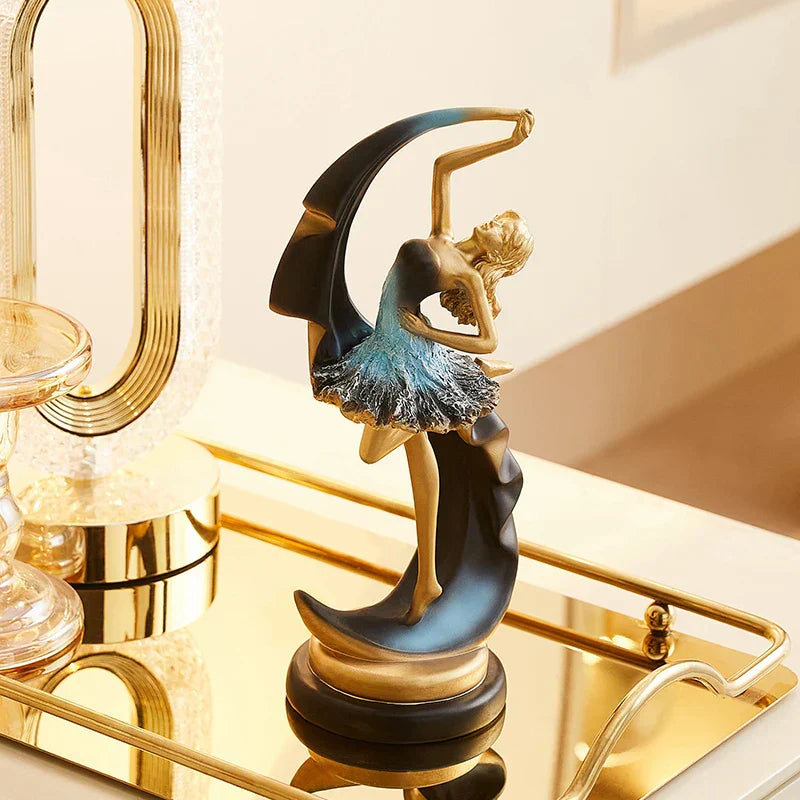 Caran d’Artis | Kreativ Dansande Flicka Skulptur för Elegant Heminredning