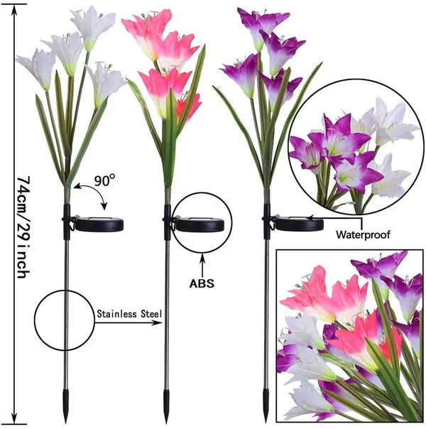 Zonlilja Trädgårdsspetsbelysning