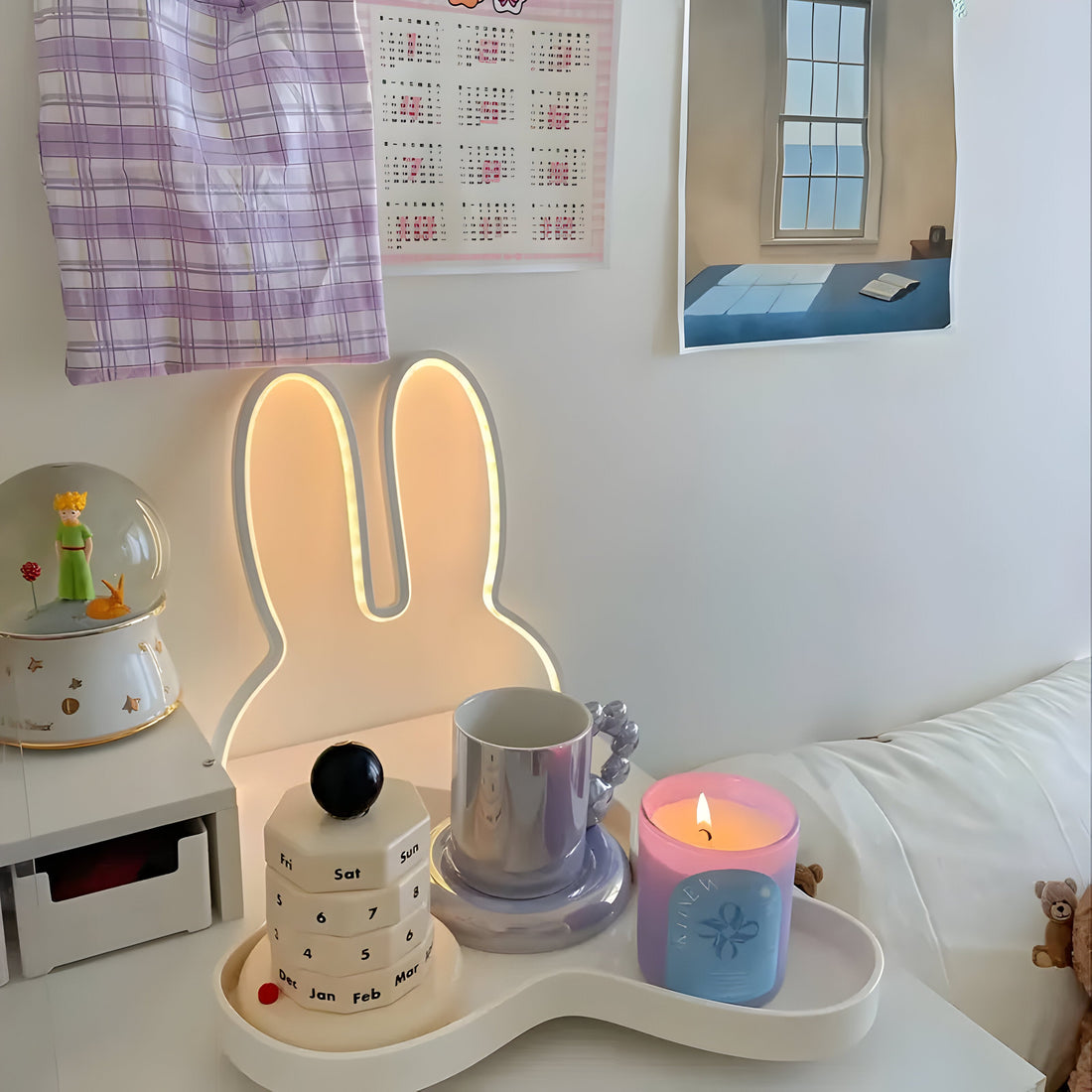 NeonHopper Ljus – Dekorativ Kanin Neon LED Lampa