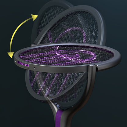 Fällbar Elektrisk Myggsvartare – Laddningsbar med Förlängningsbart Handtag