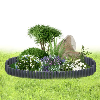 GardenEdge Pro - Dekorativ Gräskant Blomrabatt Trädgård