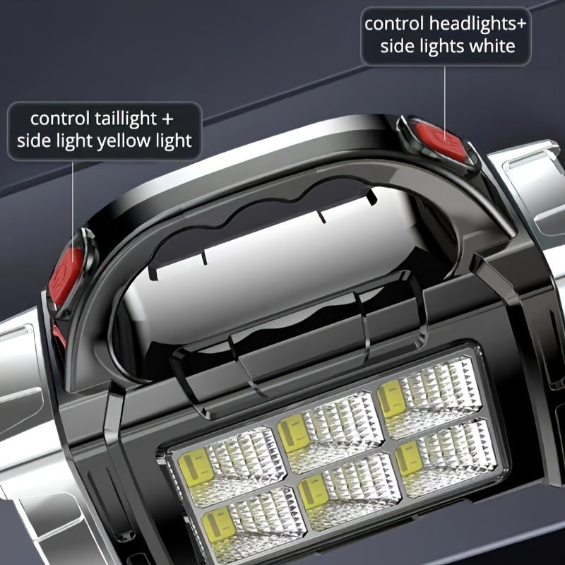 LED-ficklampa med uppladdningsbart batteri för utomhusbruk
