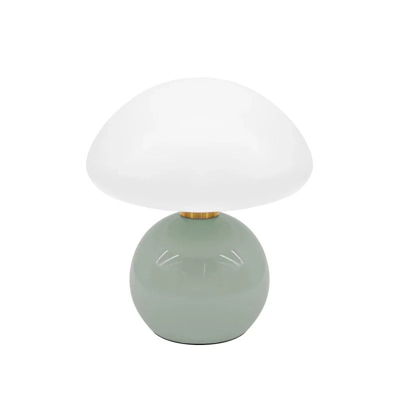 LumiGlass - Modern LED Bordslampa med Glasskärm | Dimbar &amp; Energibesparande