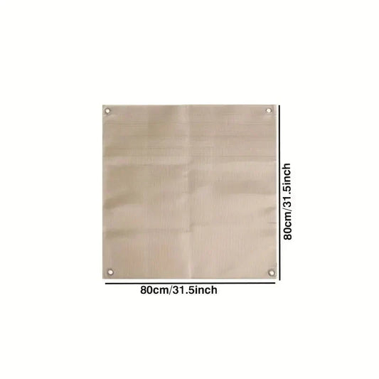 Carvallo GrillShield Pro | Värmebeständig & Funkresistent | 100×100 cm | För BBQ, eldar & rökare