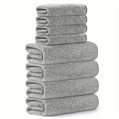 Mjuka korallfärgade frottéhandukar – Absorberande och snabbtorkande