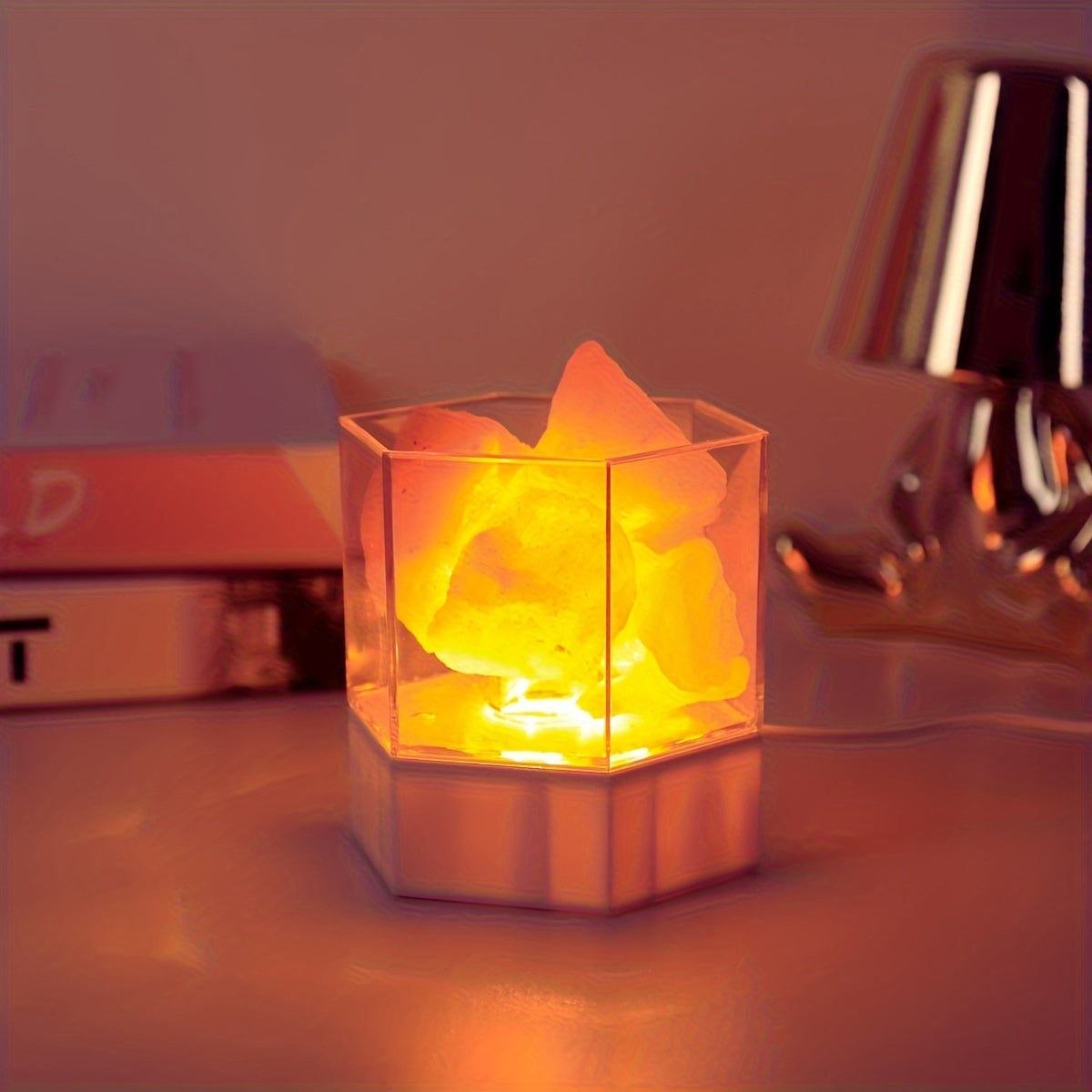 Zoutlampa - Himalaya Nattlampa med USB-anslutning